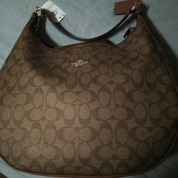 Coach Signature Canvas Authentic Shoulder Tote - Picture 3 of 4